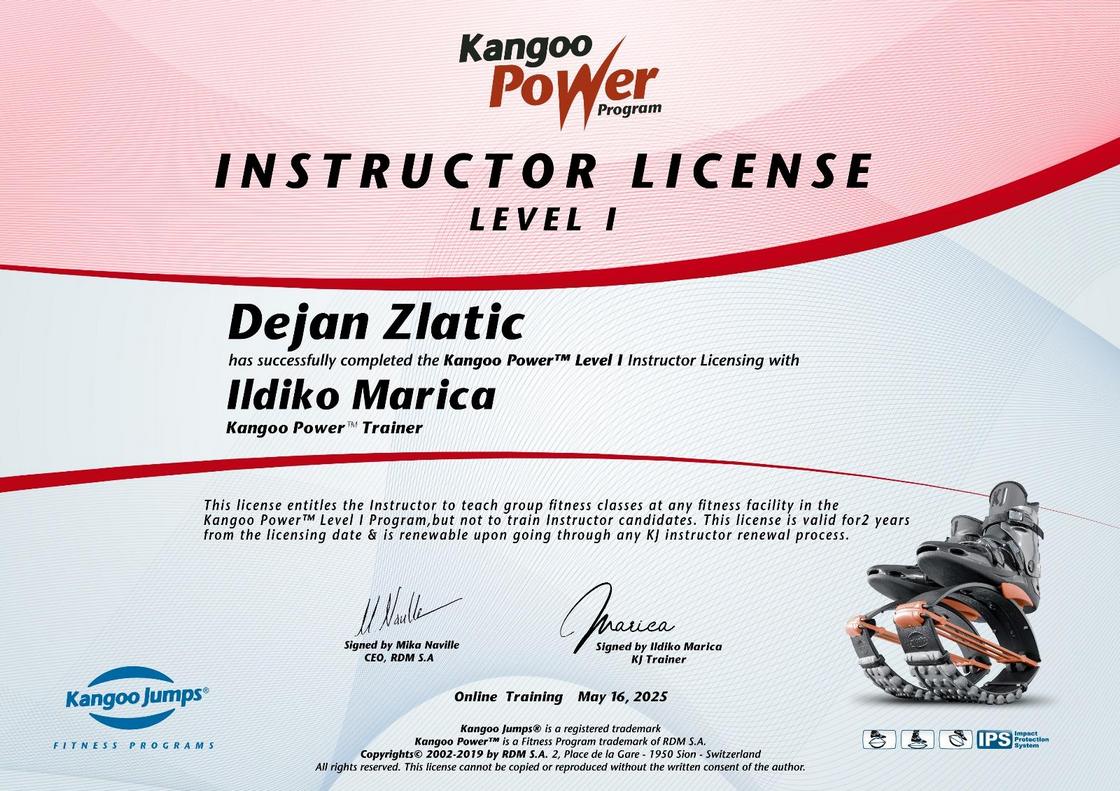 Kangoo Jumps licenca